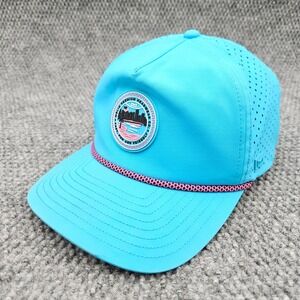 Melin Size CL Blue Coronado Hydro Neon Snapback Rope Hat Golf Drip Lagoon Cap